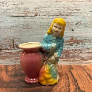 Vintage Shawnee Pottery Planter Little Prince Ceramic Indoor Planter, Pastel